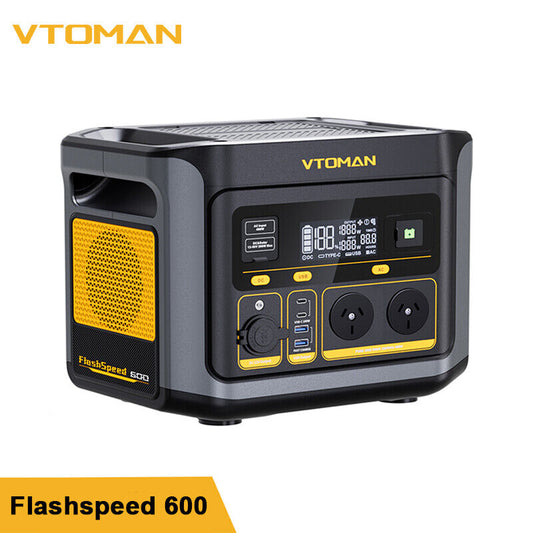 Vtoman FlashSpeed 600 600W 499Wh AC/DC Portable Power Station - LiFePO4 battery