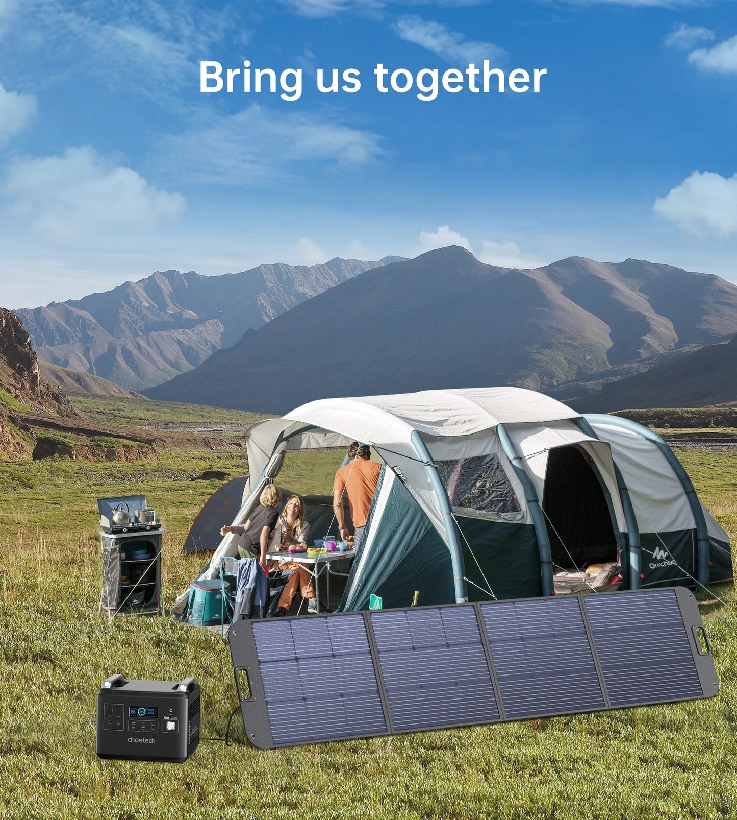 CHOETECH 200W Foldable Solar Charger