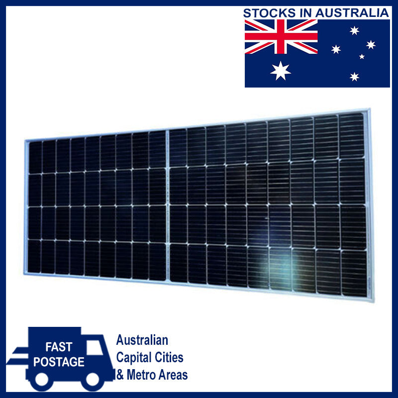 D2U Solar Panel Monocryitsalline . Corrosion-Resistant Aluminium Frame - Camping Outdoor Travel Boats Van