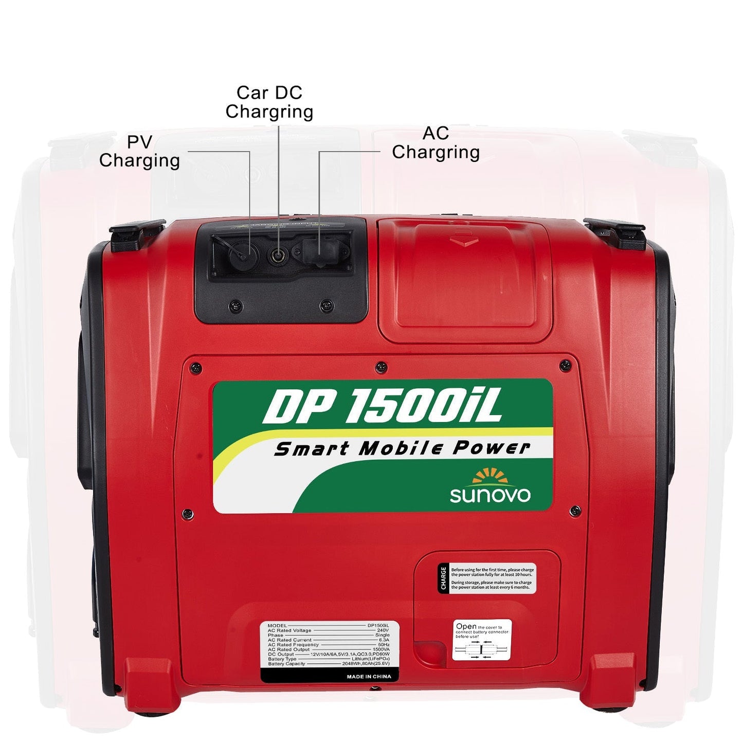 Samland 1500W Portable Power Station Solar or wall charge - LiFePO4 battery